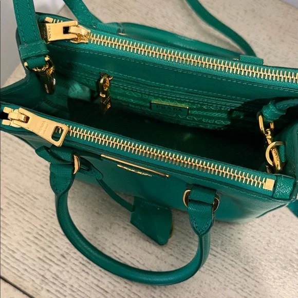 Prada Emerald Green Mini Bag - Picture 2 of 4